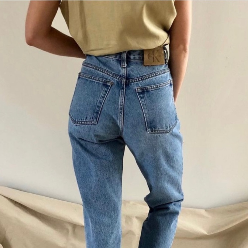 Vintage Calvin Klein High Rise Straight Leg Jeans